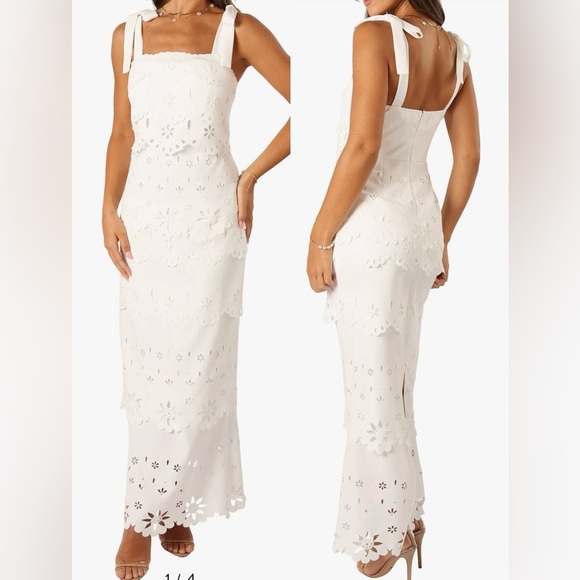 Petal & Pup Dresses & Skirts - NWOT Petal & Pup Pippa Maxi Off white ivory Dress sz XL